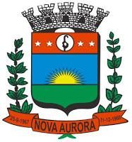 Brasão da cidade paranaense de Nova Aurora