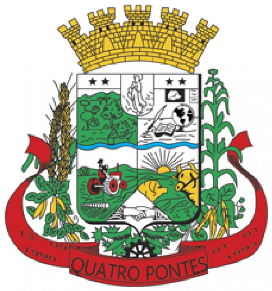 Brasão da cidade paranaense de Quatro Pontes
