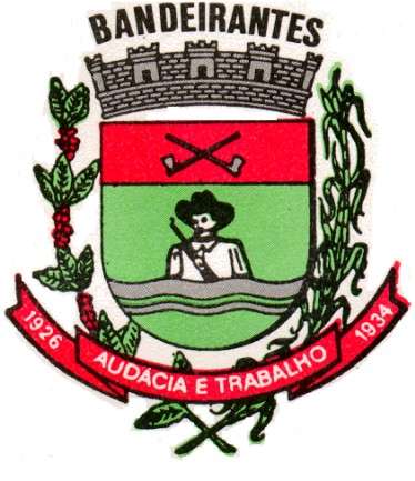 Brasão do município de Bandeirantes