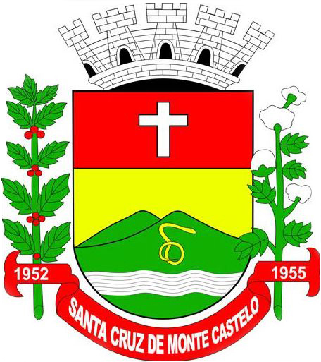 Brasão do município de Santa Cruz de Monte Castelo
