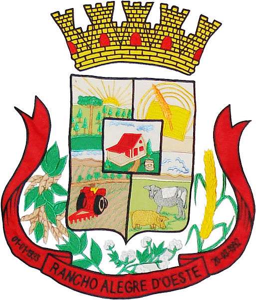 Brasão do município de Rancho Alegre D'Oeste