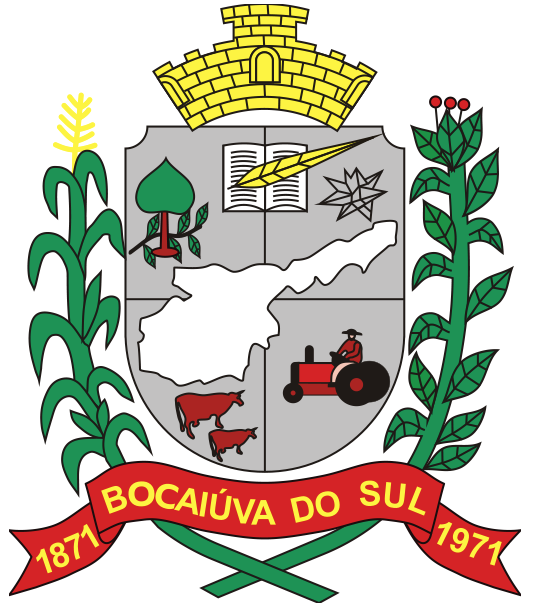 Brasão do município de Bocaiúva do Sul