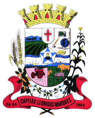 Brasão do município de Capitão Leônidas Marques