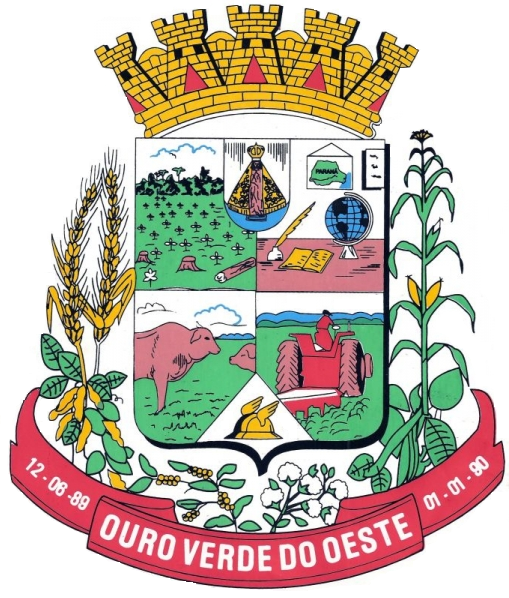 Brasão do município de Ouro Verde do Oeste