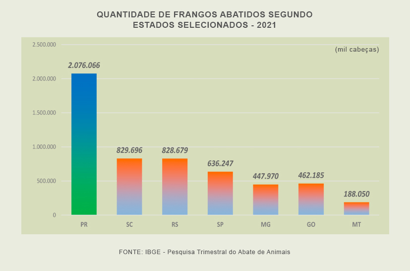 Frangos abatidos 2021