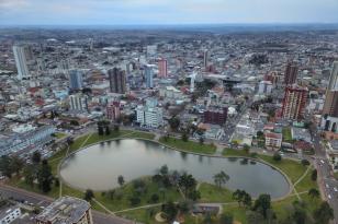 Imagem do município de Guarapuava, no Estado do Paraná.