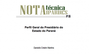 PERFIL GERAL DO PRESIDIÁRIO DO ESTADO DO PARANÁ  