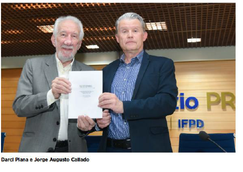 Darci Piana e Jorge Callado, presidentes da Fecomércio e Ipardes, respectivamente