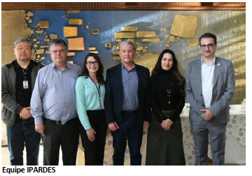 Participantes na reunião de diretoria da Fecomércio, no dia 30 agosto de 2024