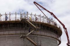 Sanepar injeta R$ 5,4 bilhões na economia do Paraná e impulsiona PIB em 2024 - Na foto, obras de ampliação da Estação de Tratamento de Esgoto (ETE) Atuba Sul, no bairro Cajuru, em Curitiba