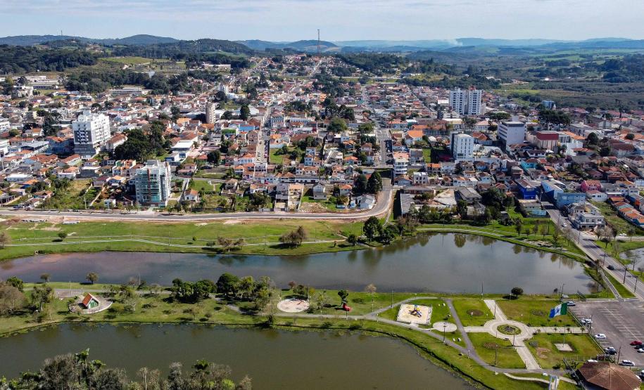 Castro, em foto atual. No primeiro censo, em 1872, era a cidade mais populosa do Paraná.