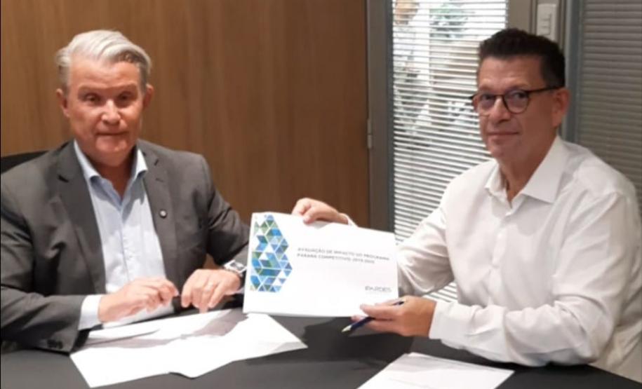IPARDES entrega à Invest Paraná avaliação dos impactos do Programa Paraná Competitivo 2019 – 2025 e dos benefícios fiscais do Paraná